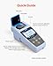 VEVOR Turbidity Meter, 0–1000 NTU Measuring Range, ISO 7027 Compliant, Portable Red Light Turbidimeter, Quick Reading, with Calibration Solutions, Sample Vials, and Carry Case, for Field and Plant
