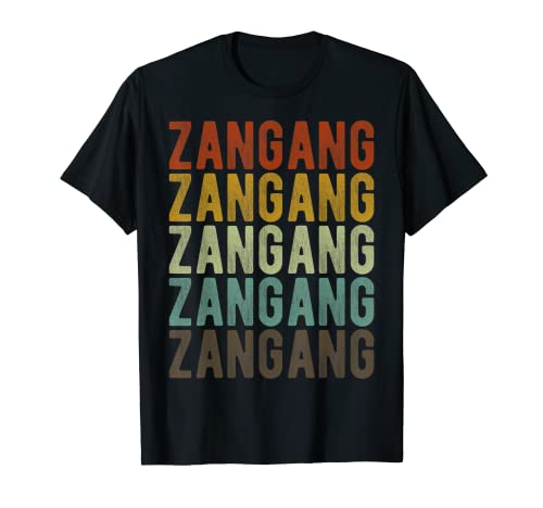 Zangang City China Retro T-Shirt