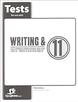 Writing and Grammar 11 Tests 3rd Edition 1606820958 Book Cover