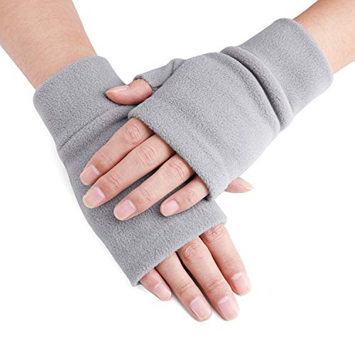 Winter Outdoor Fishing Cycling Running Gloves For Women Girls Warm Fleece Half Finger Fingerless Touchscreen Gloves Mittens #TOP19