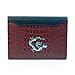 Produktbild Handgefertigt Braun Leder Bifold Mini Dragon Design Krokodil Muster Business Kreditkarte ID Name Card Holder Fall Wallet mit Fenster und Geschenk-Box