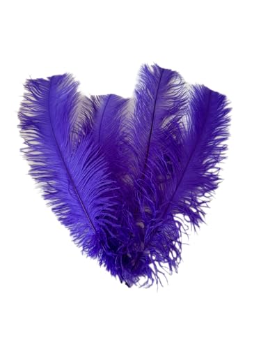 Purple Ostrich Feathers 100 pcs. 13-17 inch Bulk Ostrich Feathers