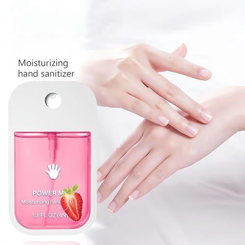 2pcs Hand Sanitizer Spray, Portable Power Mist Hydrating Hand Sanitizers Spray Travel Size, Pocket Hand Sanitizer Multi-Flavor Cleanses Your Hands
