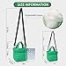 Women Puffer Tote Bag With Top Handle Lightweight Handmade Waterproof Nylon Puffy Shoulder Bag Dupe Purse For Gym Work Travel Overnights Weekend Trips.(Green)
