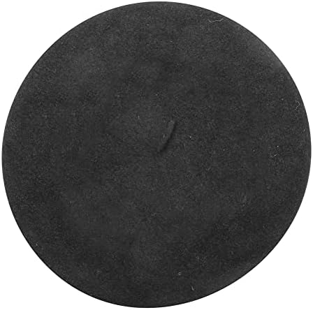 Classic French Beret (Adult)- 100% Wool - Black