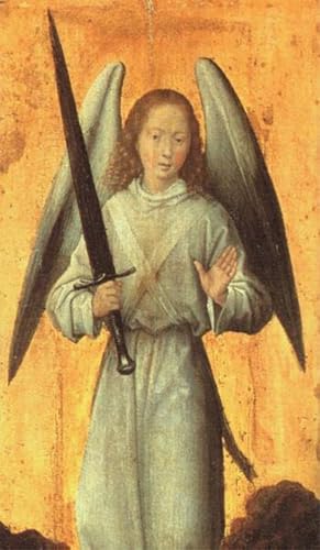 Tableau toile l'archange Hans Memling pour embellir un mur vide salon