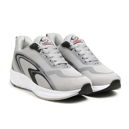 Image of FARGO Men's Spark Fylon Sole Memory Foam Patawa Running Sports Walking Shoes, Gym Shoes | Lightweight & Comfortable Lace-Up Shoes for Mens and Boys