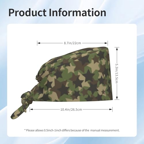Image of Breathable Working Cap with Adjustable Sweatband Scrub Cap for Men /Women | Breathable Working Cap with Adjustable Sweatband Scrub Cap for Men /Women
