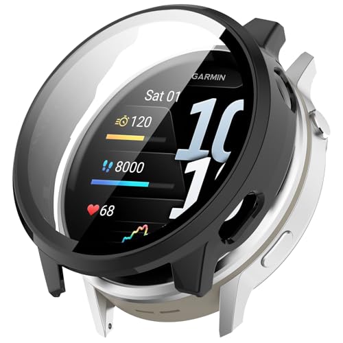 AiMaoo GARMIN(K[~) Venu 4 45mm Ή P[X KXtB ی Jo[ d|PCf ̉ ϏՌ h~ ϐFh~ SʃJo[ Sʕی X}[gEHb` GARMIN(K[~) Venu 4 45mm p