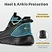 FitVille Men's Extra Wide Slip on Walking Shoes with Arch Support Men Slip on Sneakers for Foot Pain Relief-Stepease V2 (15 X-Wide, Jet Black)