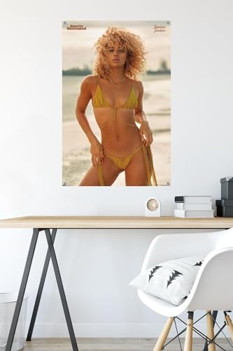Póster Jasmine Sanders con chinchetas incluidas para colgar de inmediato sin dañar la pared 6