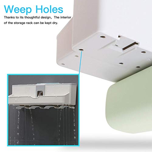 IKEAR Toothbrush Holder Toothpaste Dispenser Set with Super Sticky Suction Pad Wall Mounted Kids Hands Free Toothpaste Squeezer for Family Washroom Bathroom,2 Rinse Cups,2 Brush Slots
