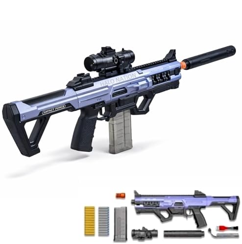 Image of HALO NATION M24 HALO NATION Foam Dart Blaster Gun Toy with Shell Ejection 91cm for Kids Teens Battery Operated Automatic Continuous Power Shots Electric Burst Gun Toy