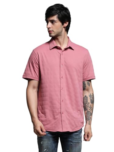 Image of Jack & Jones Men's Cotton Solid Slim Fit Shirt
