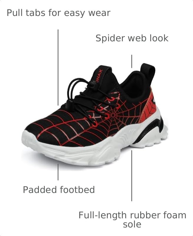 Image of BRONAX Little /Big Boys Stylish Tennis Shoes for School & Play KD7