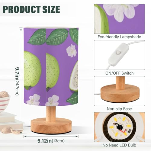 Lámpara de Mesa de Noche FRODOTGV con Puerto USB miniatura 3
