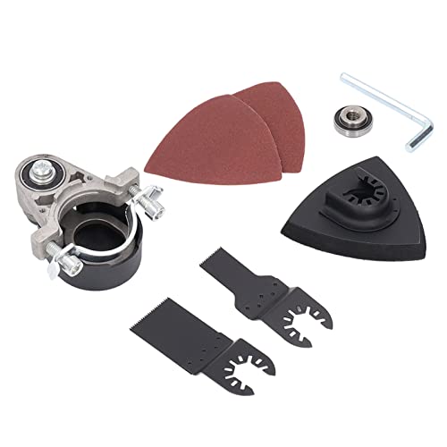 Convertidor de amoladora angular en acero inoxidable con kit de accesorios universal 8