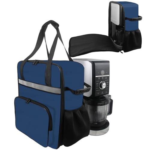 CouldyCasi Carrying Bag for Ninja CREAMi Ice Cream Maker, Portable Outdoor Frozen Treat Maker Travel Bag Case Front-Opening Design Ice Cream Machine Bag for Ninja CREAMi Ice Cream Maker NC301/NC501