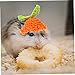 Abaodam Skin-Friendly Pet Accessories Chinchilla and Guinea Pig Head Decor for Parties