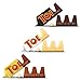 TOBLERONE Tiny Assorted Chocolate Bars, Holiday Advent Calendar, 24 Days
