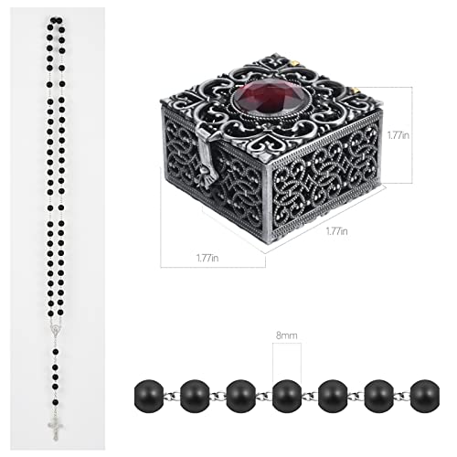 First Communion Rosarys for Girls and Boys, RosaryBeads Catholic for Men, Women, Rosary Necklace as Gifts for Mother, Grandmother, Elders2