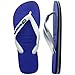 Havaianas Kid's Brazil Logo Flip Flop Sandal, Marine Blue, 11/12 M US Little Kid