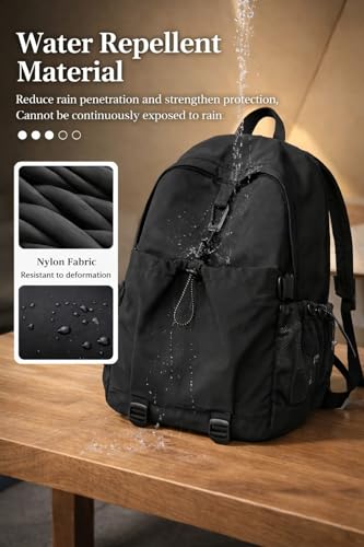 Image of saaventures Unisex Lightweight Backpack Waterproof Multi-pocket Large Capacity Travel Custom 17.7 L Laptop Backpack