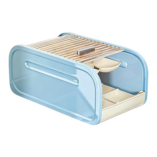 Organizador de huevos para frigorífico, bandeja automática de 2 niveles con tapa deslizante, recipiente de almacenamiento de huevos que ahorra espacio, diseño de duradero, almacenamiento de