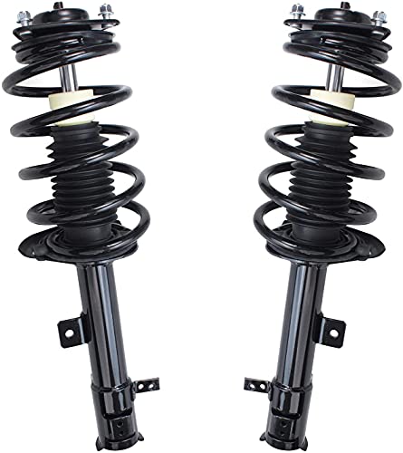 Image of Detroit Axle - Front 4pc Struts Kit for 07-12 Dodge Caliber, 2 Struts & Coil Spring 2 Lower Ball Joints 2007 2008 2009 2010 2011 2012 Replacement Suspension