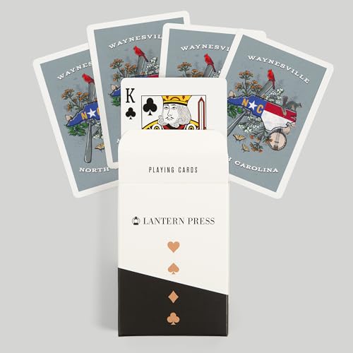 Lantern Press Baraja de 52 cartas para póker miniatura 6