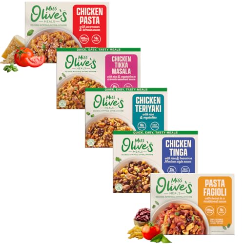 Miss Olive’s Ready Meals Variety Pack – 5 Pack of