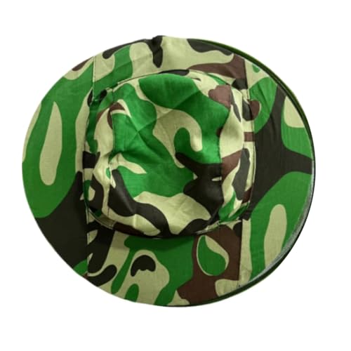 Chapéu de rede de cabeça, chapéu de sol camuflado com proteção de rede repelente de insetos contra m