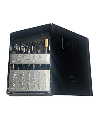 Norseman 22893 1/16 in. - 1/2 in. Black and Gold Oxide Hi-Mo...