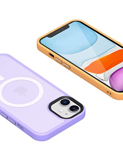 tigratigro Cover Magnetica per iPhone 11 6.1 Pollici, Compatibile con MagSafe, Custodia Traslucida Opaca Posteriore Sottile Antiurto Protettiva Case, Protezione Antiurto di Grado Militare, Bronzo