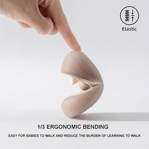 hstyle baby sock shoes toddler walking shoes infant non-slip slippers soft rubber sole sneakers for baby boys girls