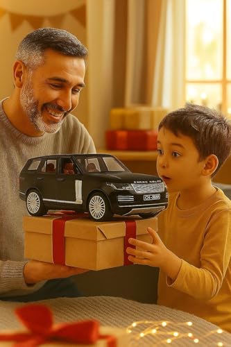 Image of U International Range Rover Diecast Car Model 1:32 Scale | Metal Pull Back SUV Toy | Openable Doors | Luxury Off-Road 4x4 Car Collectible | Birthday Gift for Kids Boys & Girls (Colour as a per Stock)