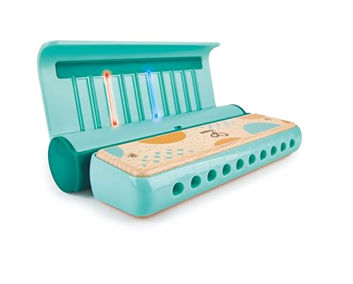 Hape Learn with Lights Harmonica | USB Charging Capabilities | Leaning and Band Mode | Musical Instrument - Les Beatles, Paul McCartney, John Lennon, RIngo Starr, George Harrison Hape Learn with Lights Harmonica | USB Charging Capabilities | Leaning and Band Mode | Musical Instrument