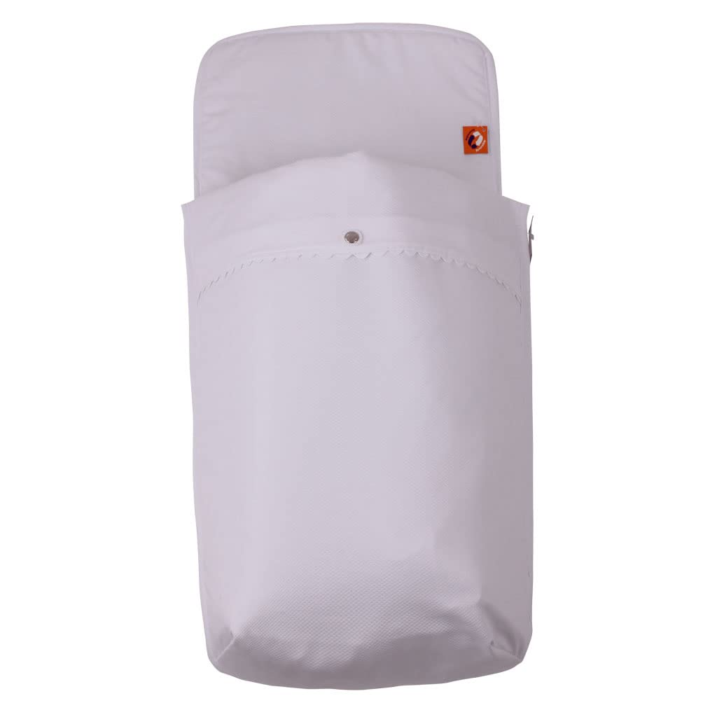 Saco Capazo Bebé Verano Entretiempo Universal PIQUÉ Blanco. Piqué Blanco (Algodón 100%) - Relleno extraíble - Medidas 77x34