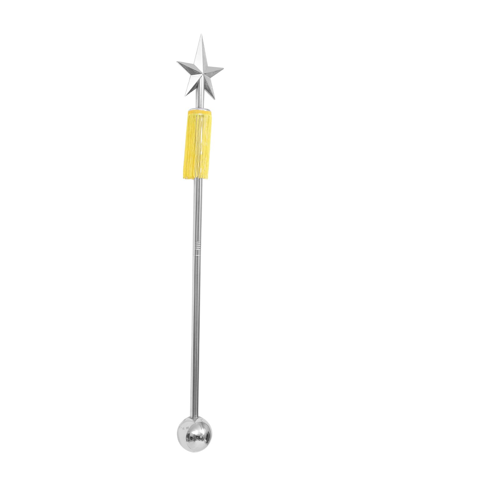 Dirigentenstab aus Edelstahl, 90cm, Silber für Orchester | Abs Anteil, Geeignet für Konzert und Show Aufführung, für Schüler und Lehrer Zufällige Farbe