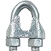 Campbell T7670459 3/8" Wire Rope Clip, Malleable Iron, Galvanized, (Pack of 10)