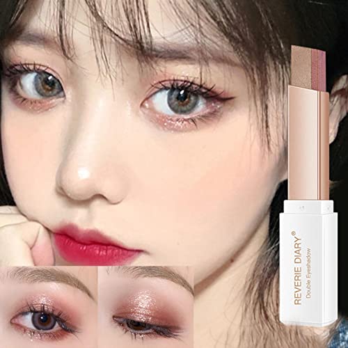 Caneta de sombra | Caneta de sombra de longa duração - Eyeshadow Pen Double Colors Gradient Eyeshado