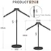 Shirt Display Stand, 18-34 Inch Height Adjustable Mannequin Torso for Vendors Shop, More Stable Dress Form Portable Clothes Garment Rack, T Shirt Display Holder Jacket Coat Stand Hanger, Black