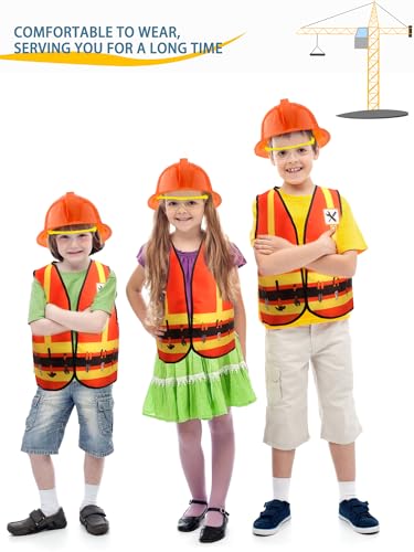 Disfraz infantil construcción 9 piezas para niños miniatura 5