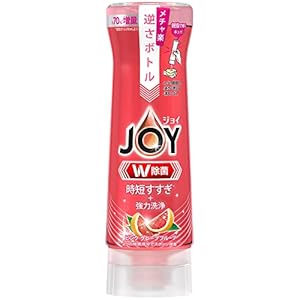 ジョイ W除菌 食器用洗剤 逆さボトル ピンクグレープフルーツ 本体 290mL" 