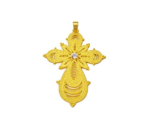 Croix éthiopienne collier cadeau de mariage africain traditionnel