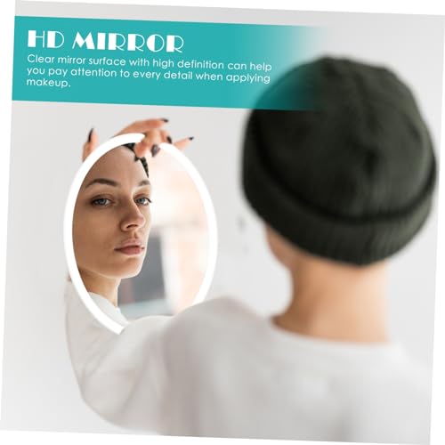 Miroir maquillage LED de table miroir tactile simple de bureau