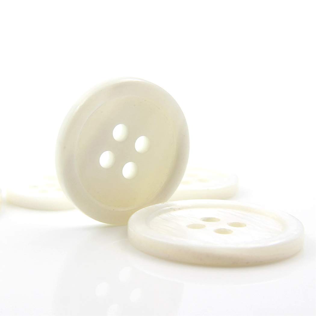 ftiemlovde 15 Grandi Bottoni Colorati per Lavoretti per Cappotto Donna(Marrone 15 mm