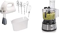 Vista 1 de Hamilton Beach Batidora de mano + paquete de procesador de alimentos