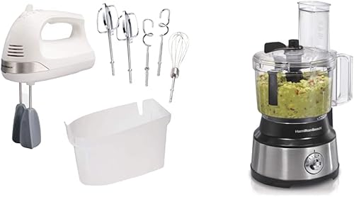 Hamilton Beach Batidora de mano + paquete de procesador de alimentos