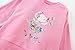 Tkria Girls Sweatshirt Toddler Rainbow Rabbit Fox Butterfly Elephant Long Sleeve Pullover Fall Shirt Kid Outfit Clothes 4T